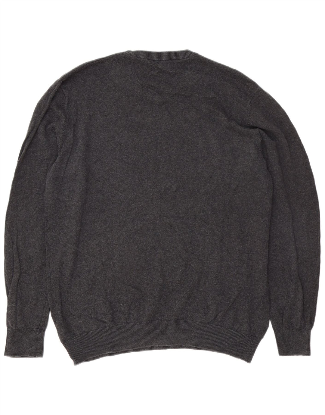 Jack & Jones Maglione da uomo con scollo a V XL in cotone grigio