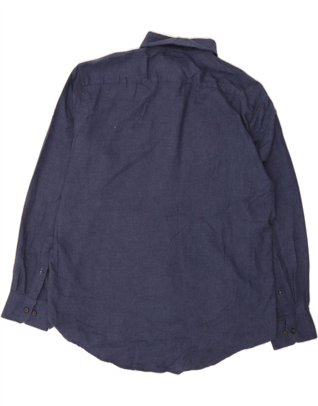 IZOD Mens Shirt Large Navy Blue Cotton Vintage Izod and Second-Hand Izod from Messina Hembry 