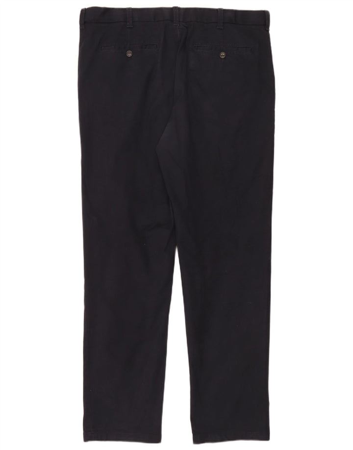 Pantaloni chino slim Marks & Spencer da uomo blu Harbour W38 L33 blu navy