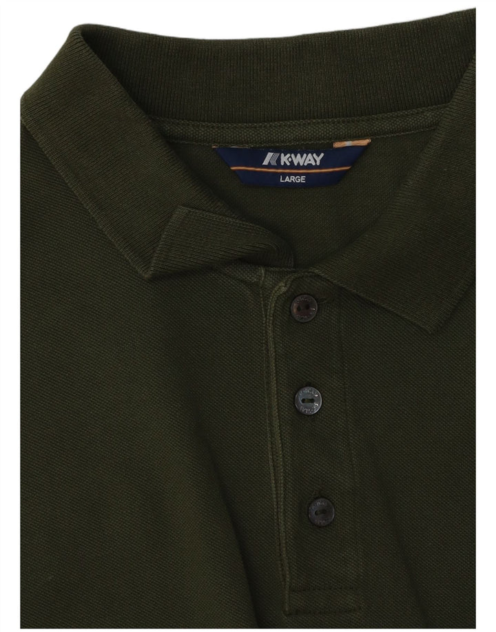 Polo da uomo K-WAY grande verde