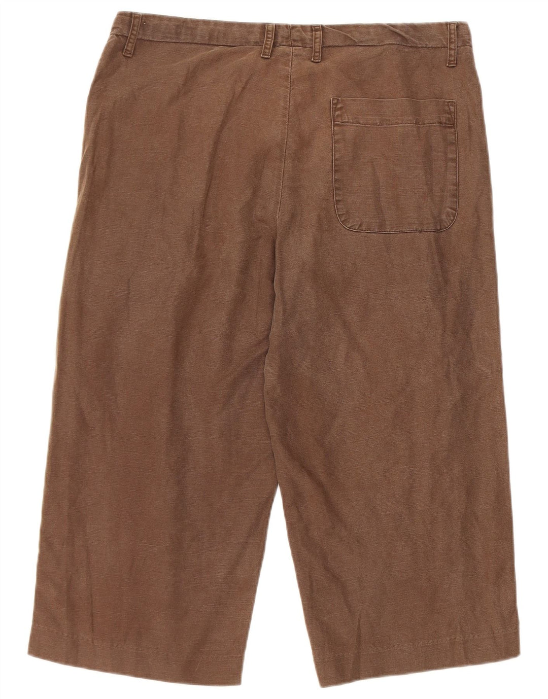 Pantaloncini Bermuda Gap da uomo con vestibilità ampia e regolare, medi, W32, lino marrone