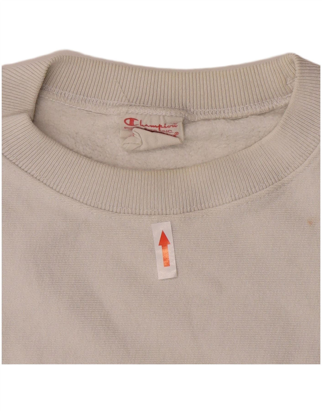 Felpa da donna Champion Jumper UK 20 2XL Cotone bianco