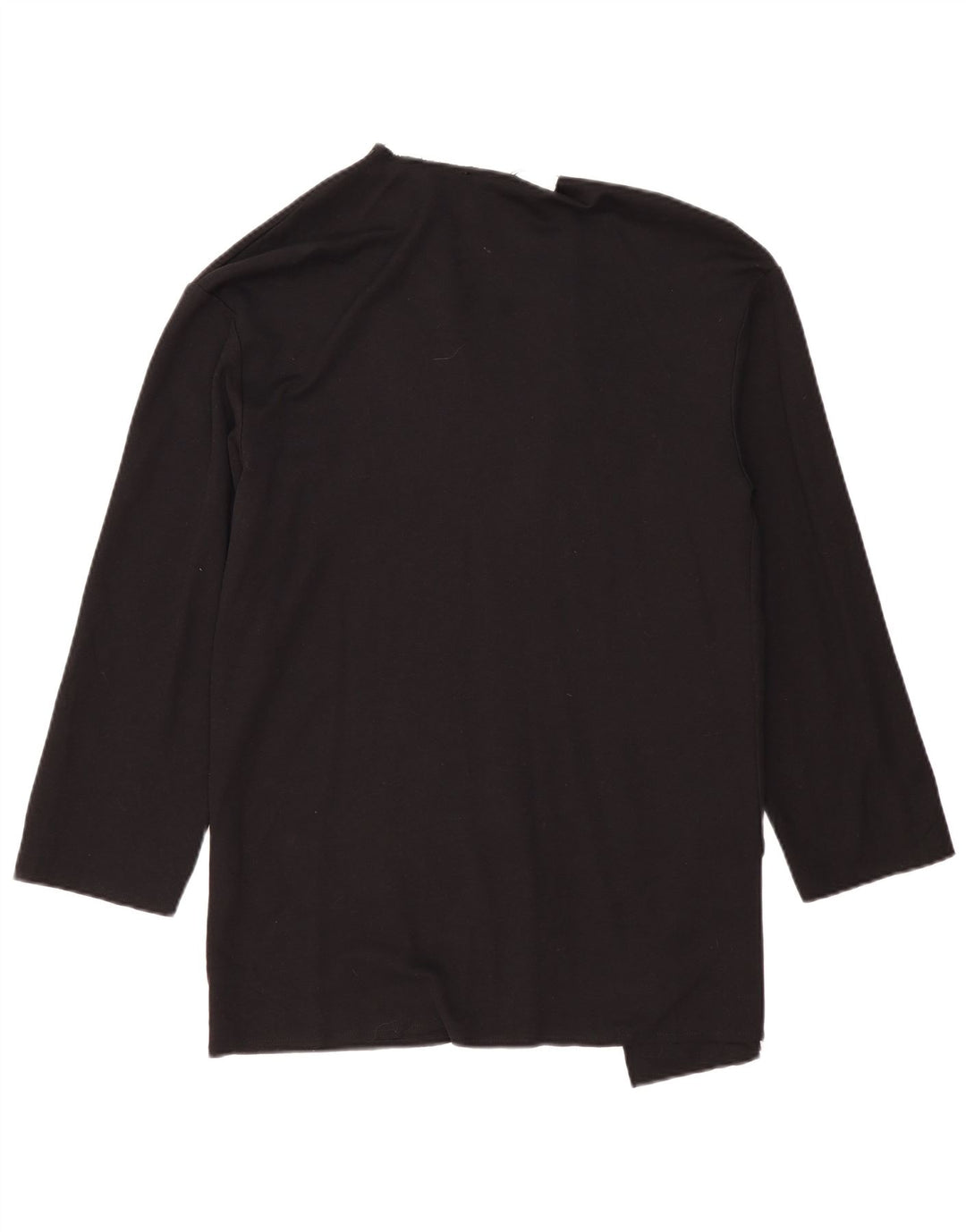 Top cardigan oversize lungo da donna Zara UK 10 piccolo cotone nero