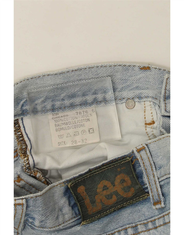 Jeans dritti da donna Lee W28 L32 cotone blu