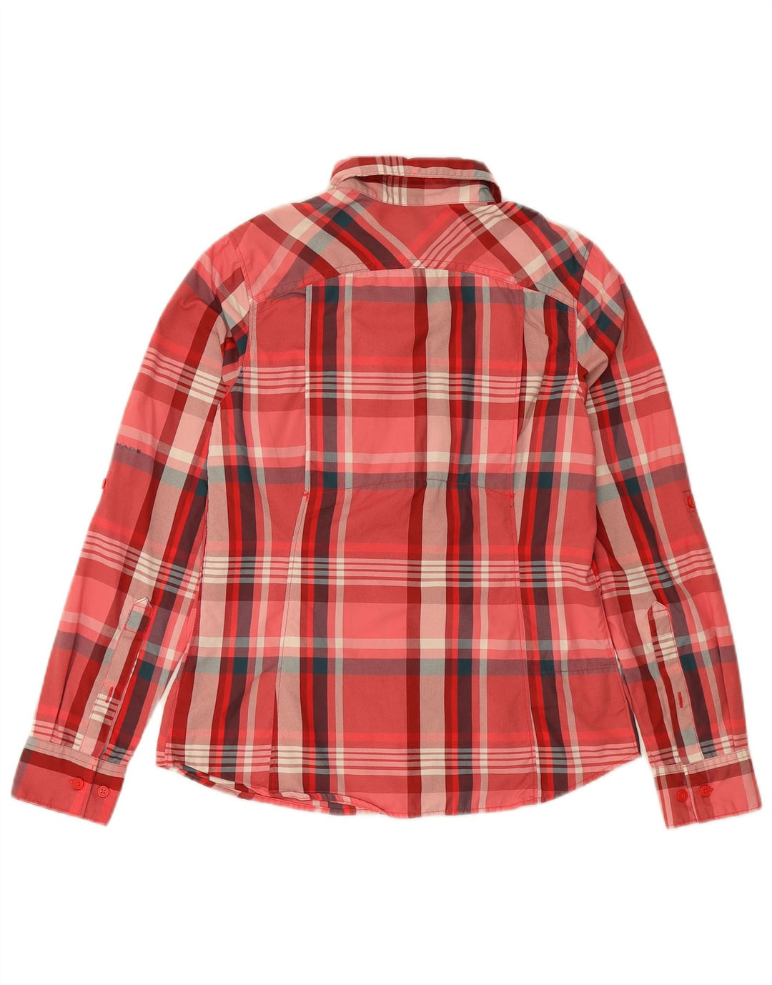 COLUMBIA Womens Shirt UK 10 Small Red Plaid Nylon