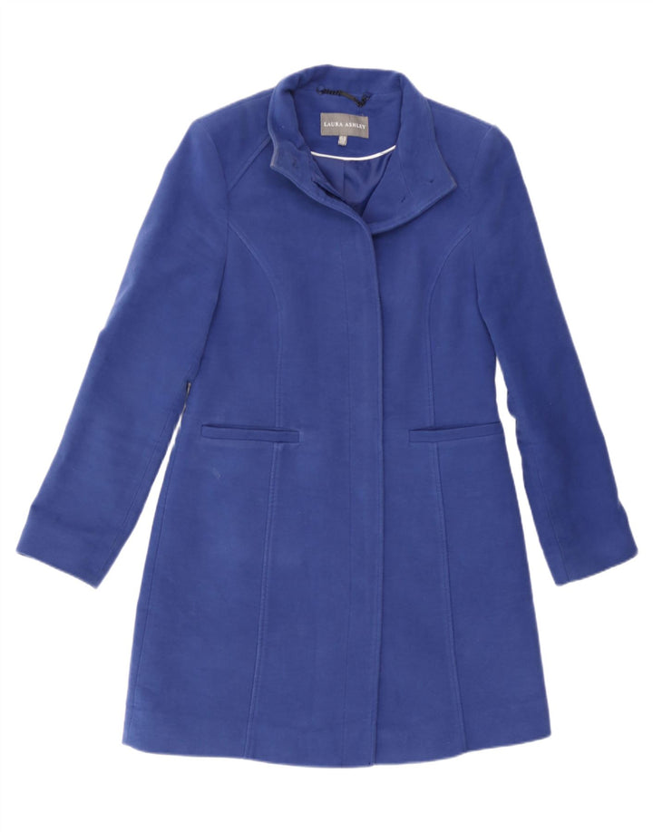 Soprabito da donna Laura Ashley UK 10 piccolo cotone blu