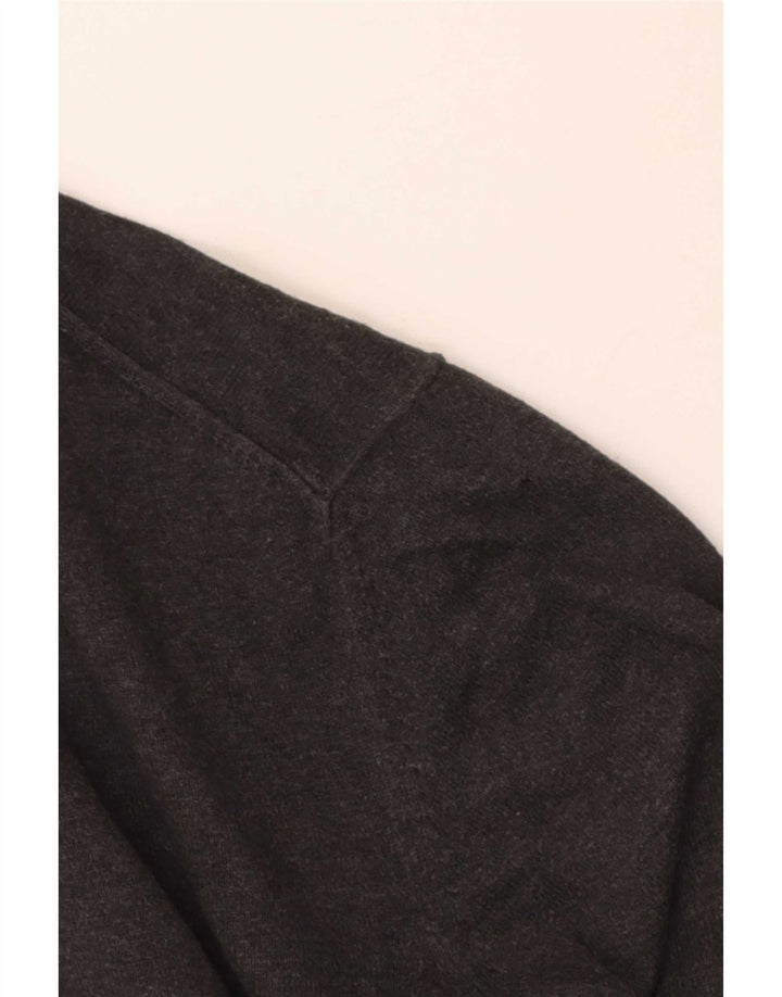 Maglione da uomo con scollo a V Marks & Spencer XL in cotone grigio