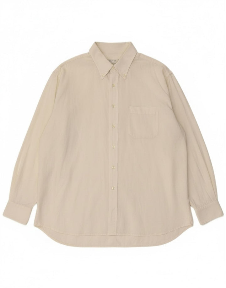 Camicia da uomo Roccobarocco taglia 49 3XL cotone bianco