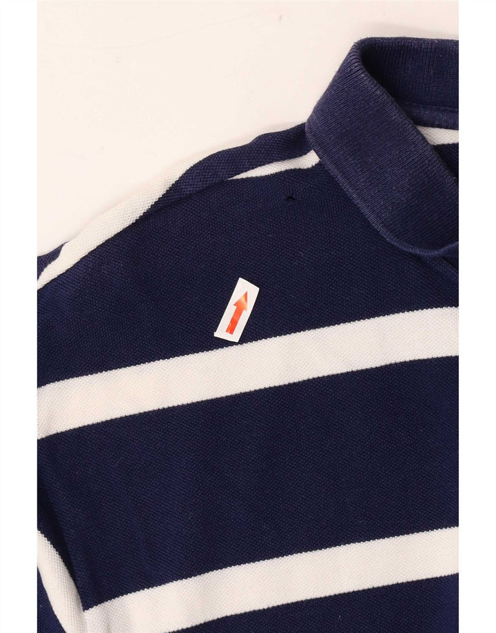 Polo da uomo Chaps XL in cotone a righe blu navy