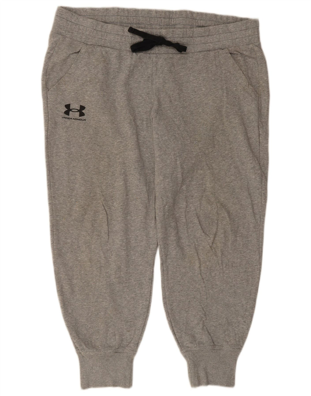 UNDER ARMOUR Mens Tracksuit Trousers Joggers XL  Grey Cotton