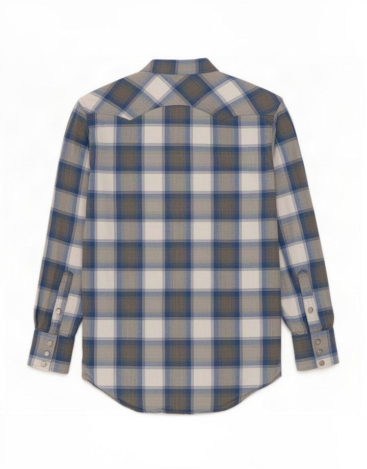 Camicia Levi's Uomo in cotone a quadri blu medio