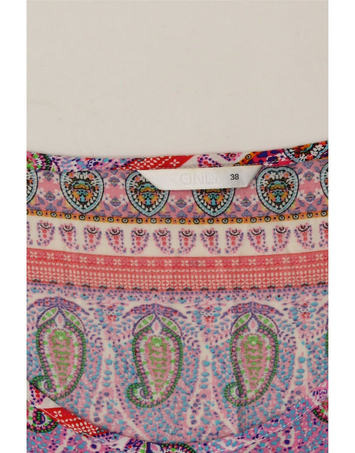 ONLY Womens Sleeveless A-Line Dress EU 38 Medium Multicoloured Paisley Vintage Only and Second-Hand Only from Messina Hembry 