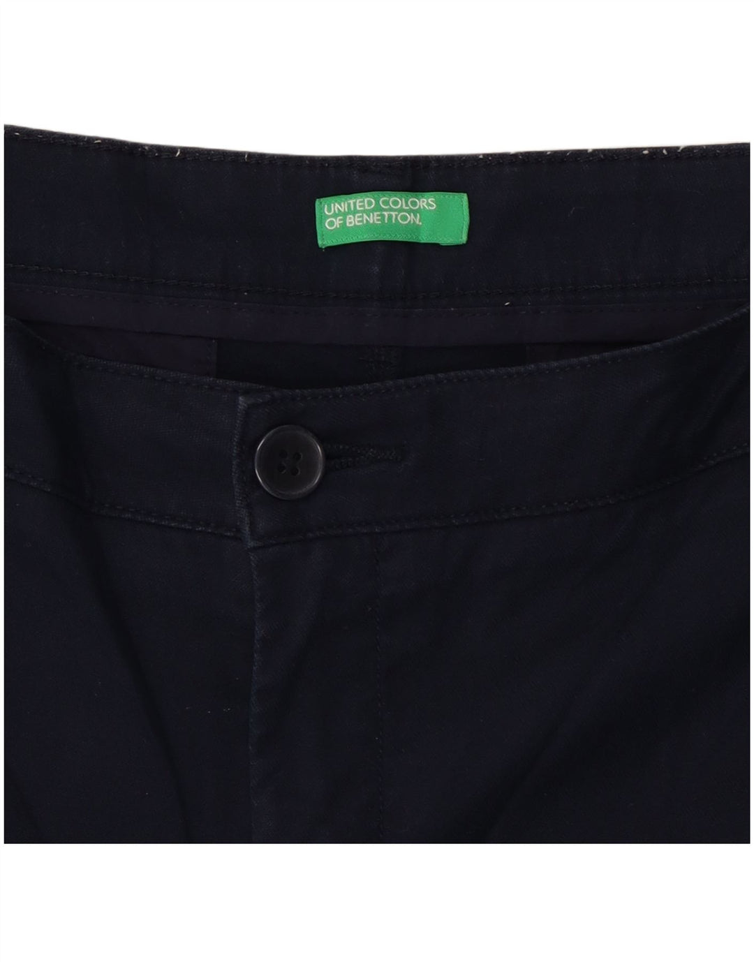 Pantaloncini chino da uomo Benetton W34 Large Blu Navy