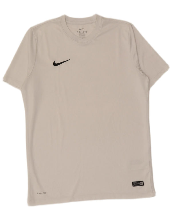 T-shirt Nike Dri Fit da uomo, grande, in poliestere bianco