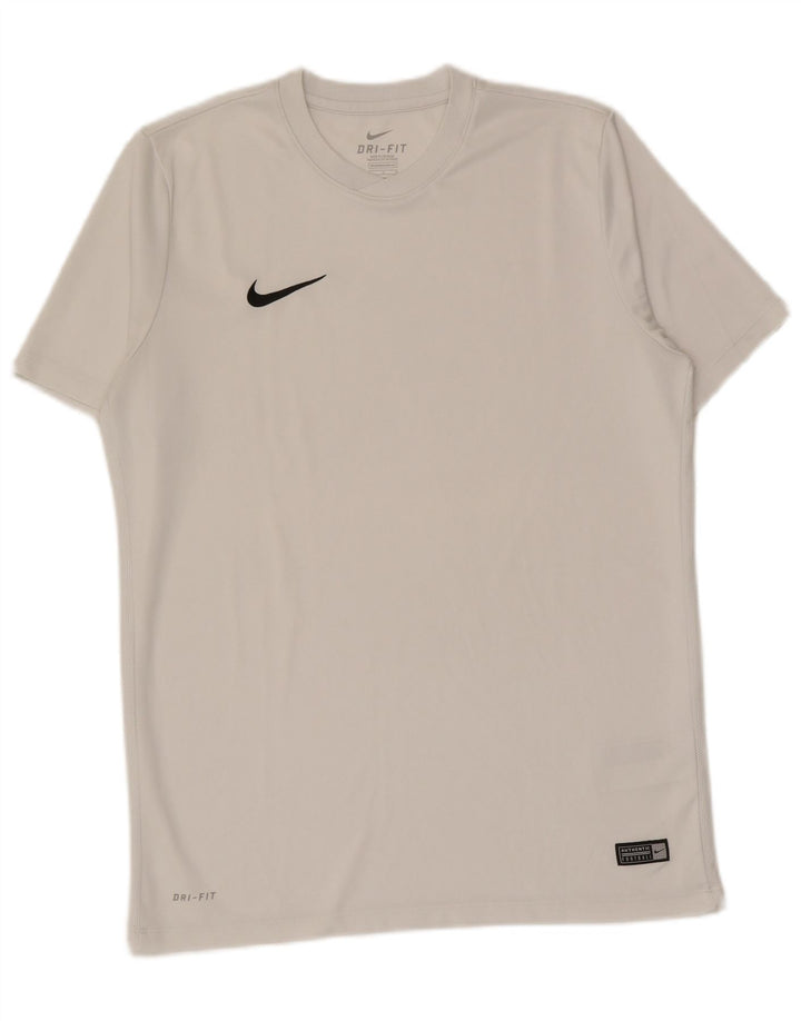 T-shirt Nike Dri Fit da uomo, grande, in poliestere bianco