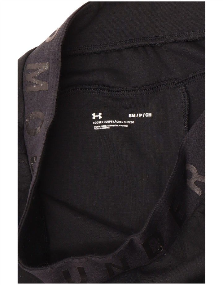 Pantaloni da tuta con grafica da donna Under Armour UK 10 Small Nero
