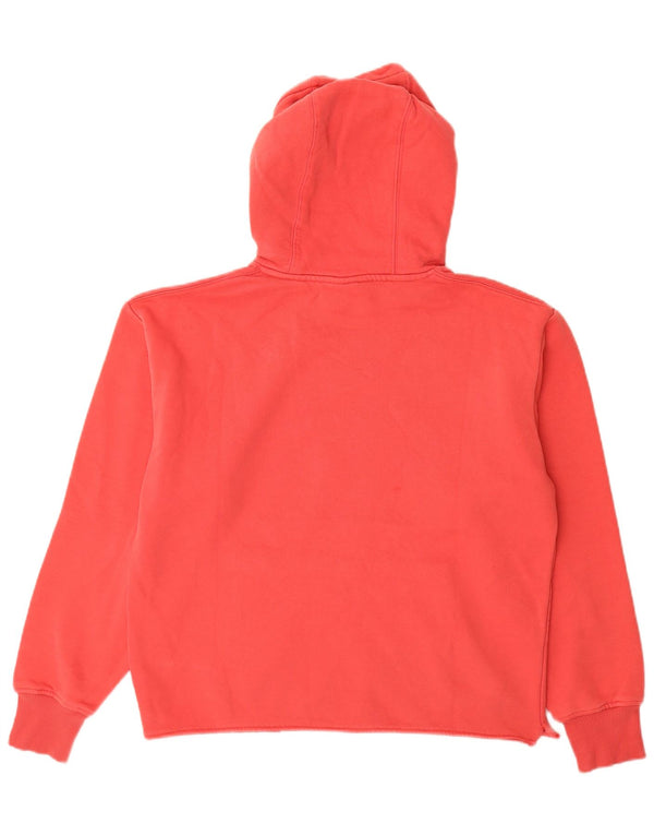Maglia con cappuccio da uomo Zara in cotone rosso medio
