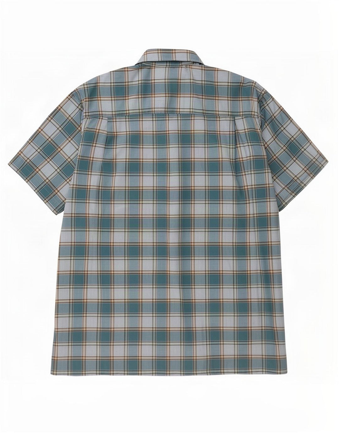Camicia a maniche corte da uomo Nautica XL in cotone a quadri blu
