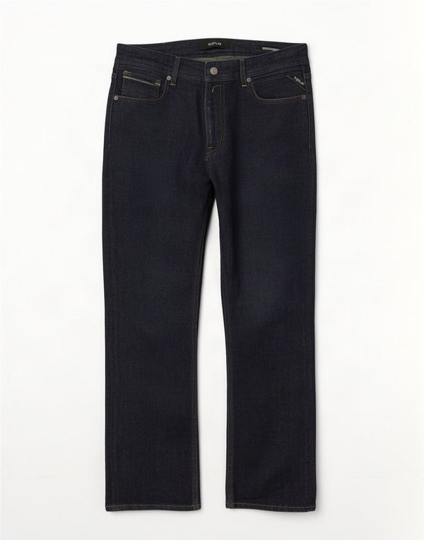 Replay Jeans dritti Grover da uomo W31 L30 in cotone blu navy