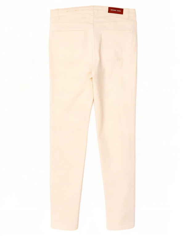 Jeans skinny Izzy da donna Michael Kors US 10 Large W30 L30 Cotone bianco