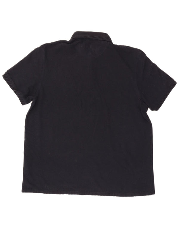 Polo da uomo Ted Baker taglia 6 2XL cotone blu navy