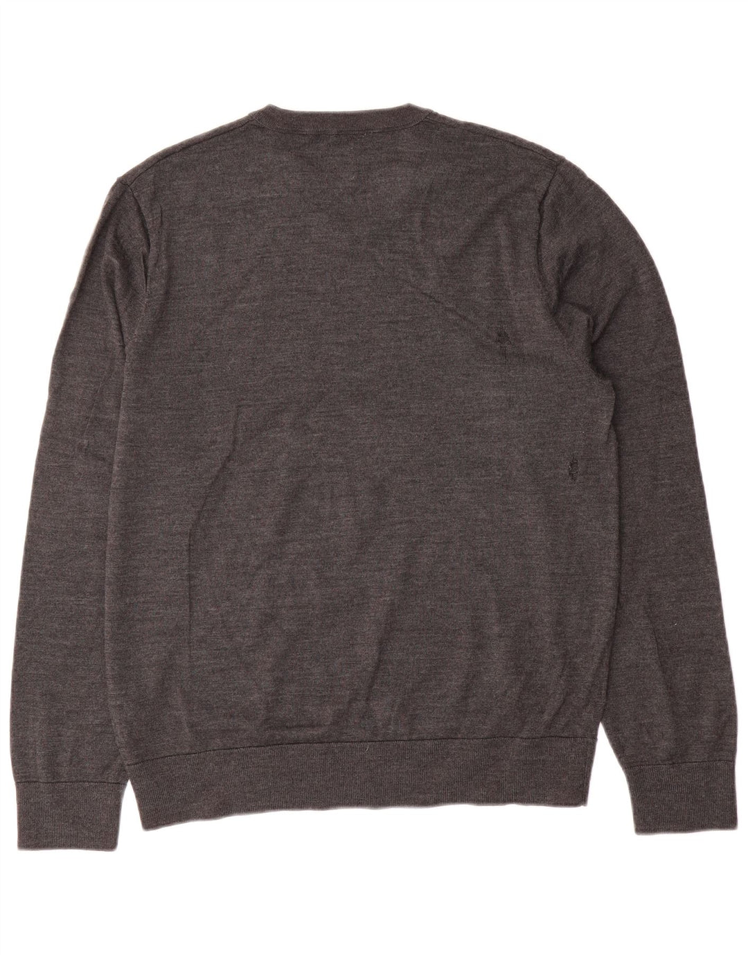Maglione Gap da uomo con scollo a V, grande, in lana grigia
