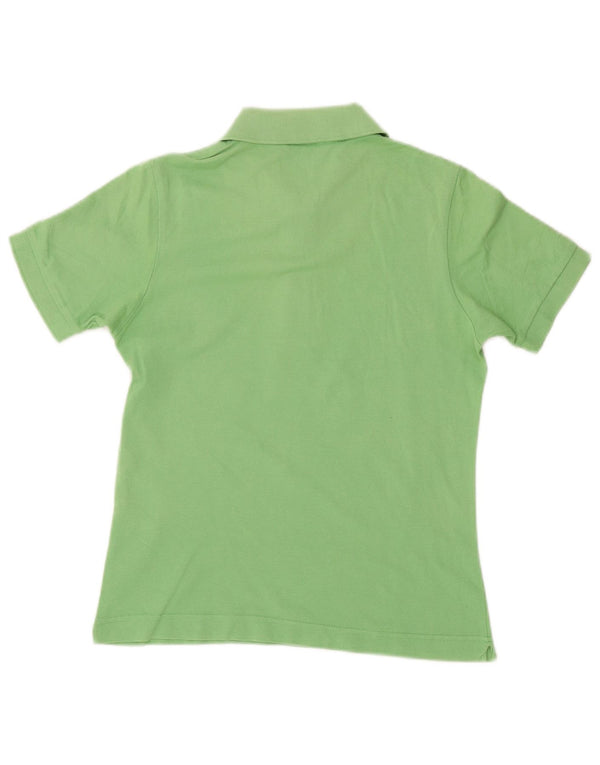 Polo Kappa da donna UK 10 piccola in cotone verde