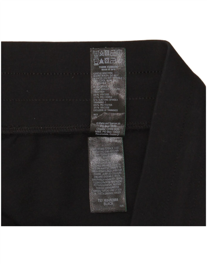 Pantaloni da tuta da donna Marks & Spencer UK 16 Large Black Colourblock