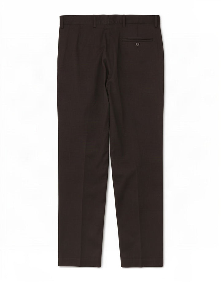 Pantaloni da abito vestibilità regolare da uomo Marks & Spencer W34 L33 lana nera