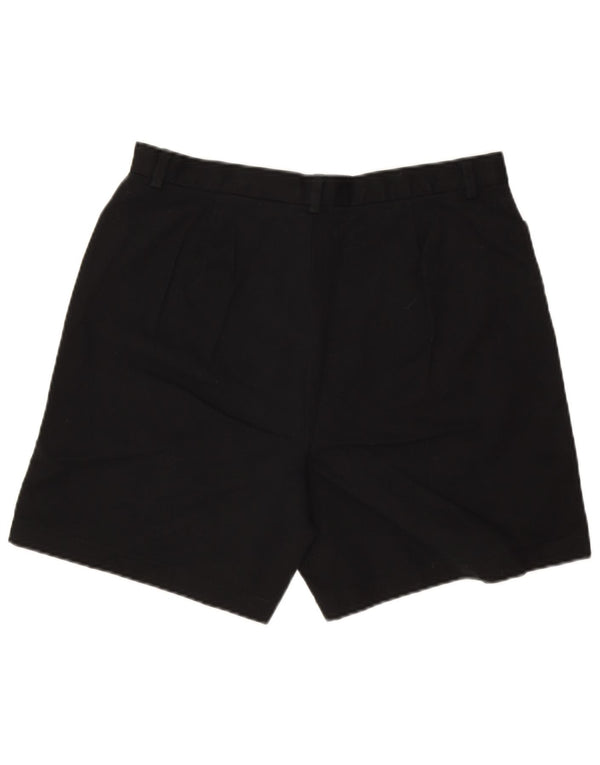 Pantaloncini casual da donna Dockers Stain Defender US 12 Large W30 cotone nero