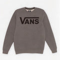 Felpa grafica da uomo di Vans, maglione piccolo, cotone chiazzato grigio