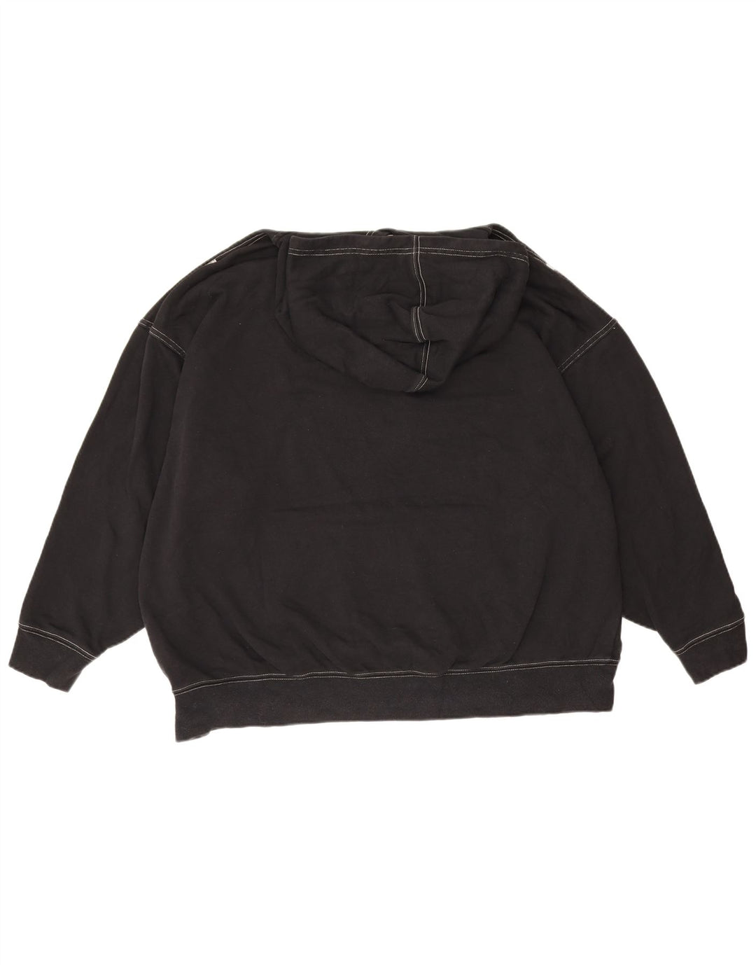 Felpa con cappuccio oversize da uomo Nike Small in cotone nero