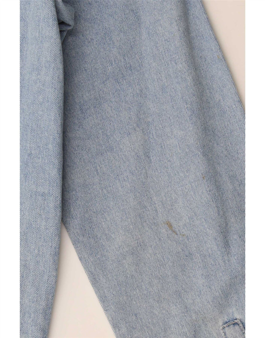 Camicia in denim da uomo Zara in cotone blu medio