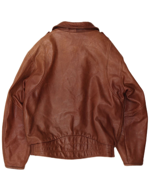 Giacca in pelle Uomo Dainese IT 52 Large Marrone