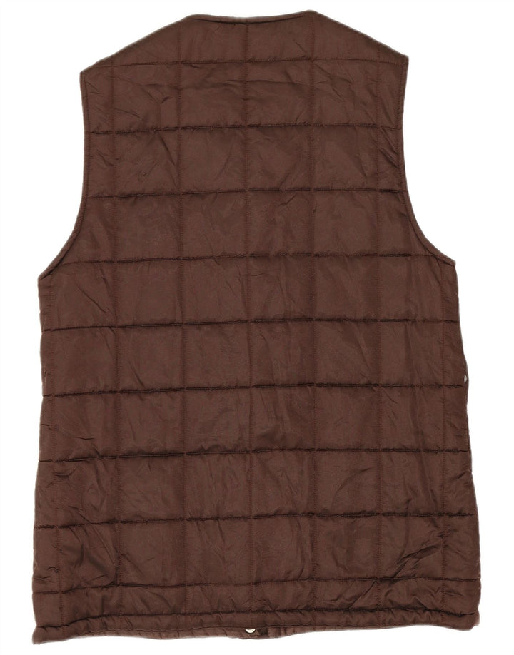 Gilet imbottito da donna Prisma UK 12 Acetato marrone medio