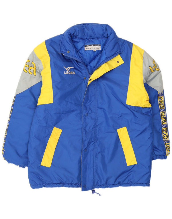 Giacca da sci da uomo con vestibilità ampia e grafica Legea UK 38 Colorblock blu medio