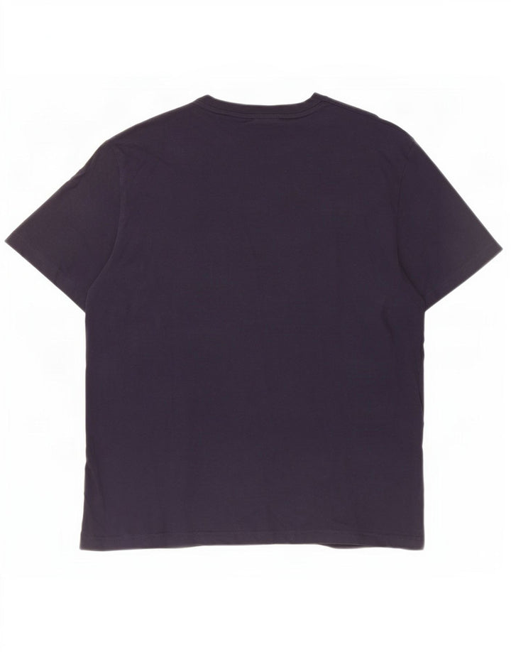 Gant T-shirt da uomo Top Large in cotone blu navy