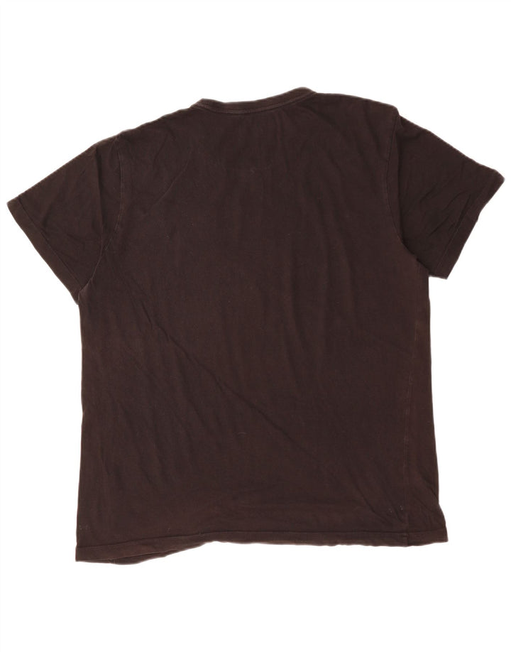 T-shirt grafica da uomo Puma Top grande in cotone nero