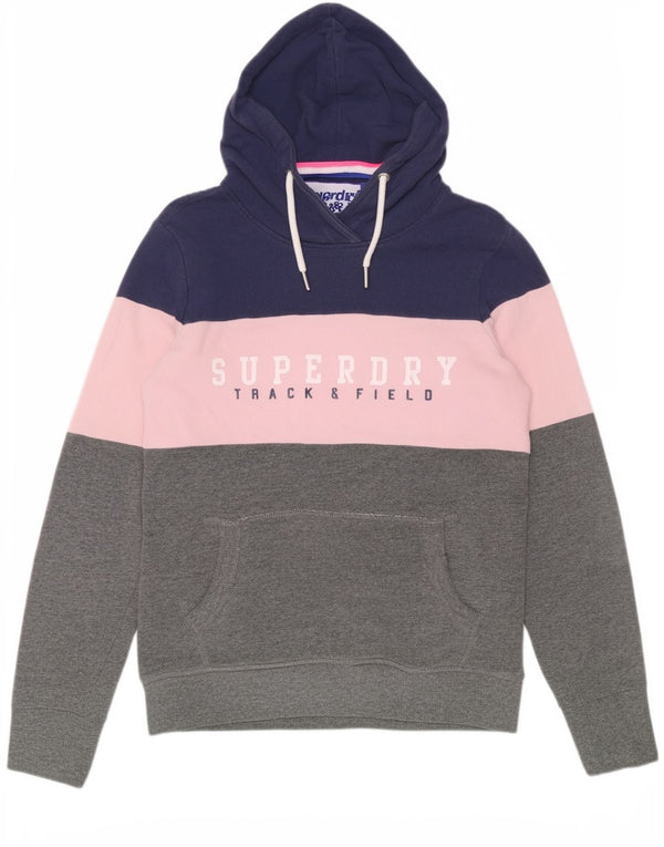 Felpa con cappuccio grafica da donna Superdry UK 10 Small multicolore Colourblock