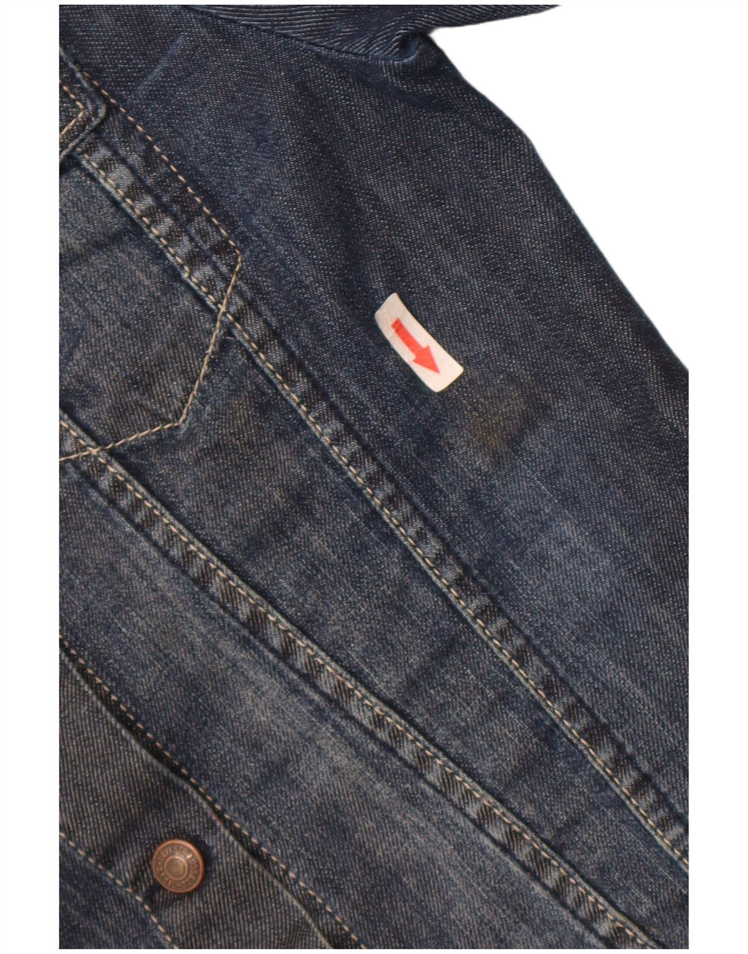 Giacca Jeans Bambina Levi's 13-14 Anni Cotone Blu Navy