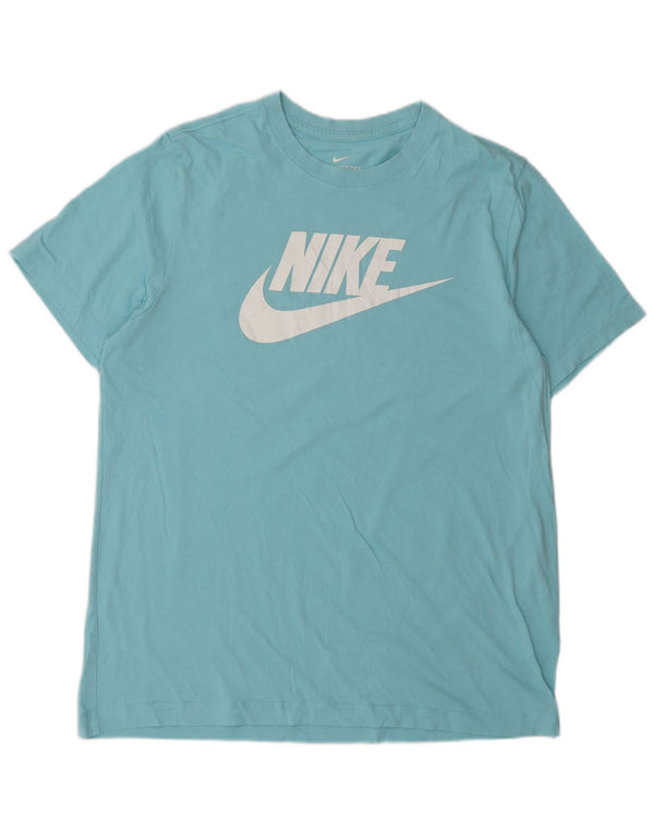 Nike Mens T-Shirt Top Large Blue Cotton