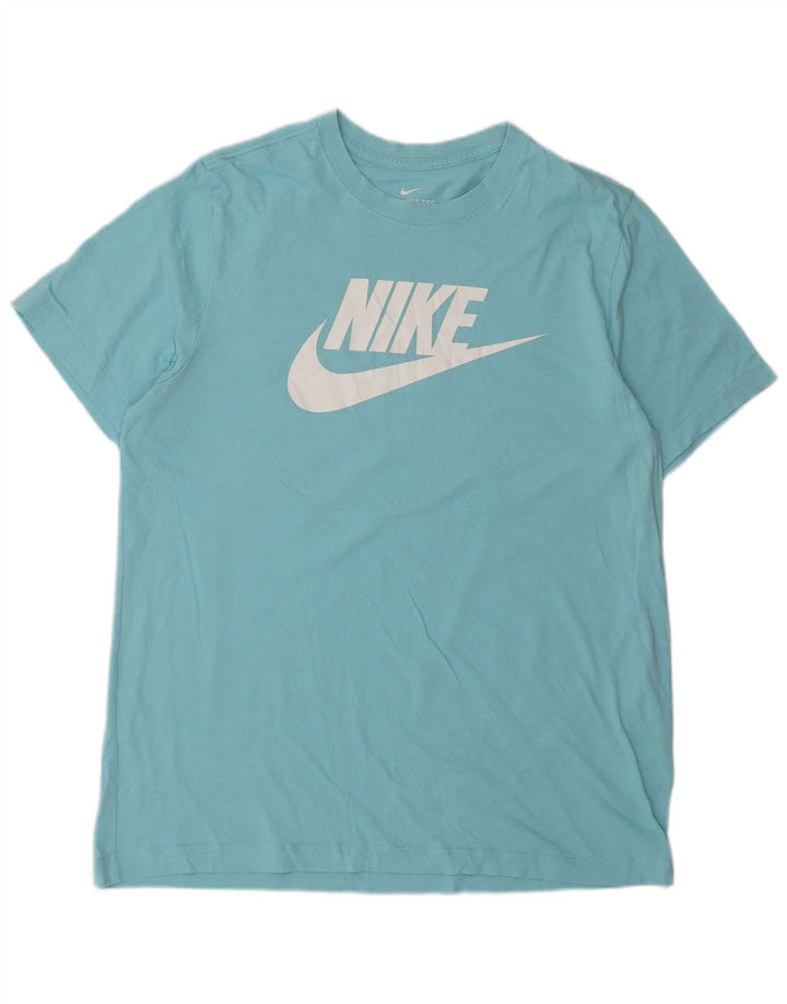 T-shirt da uomo Nike Top Large in cotone blu