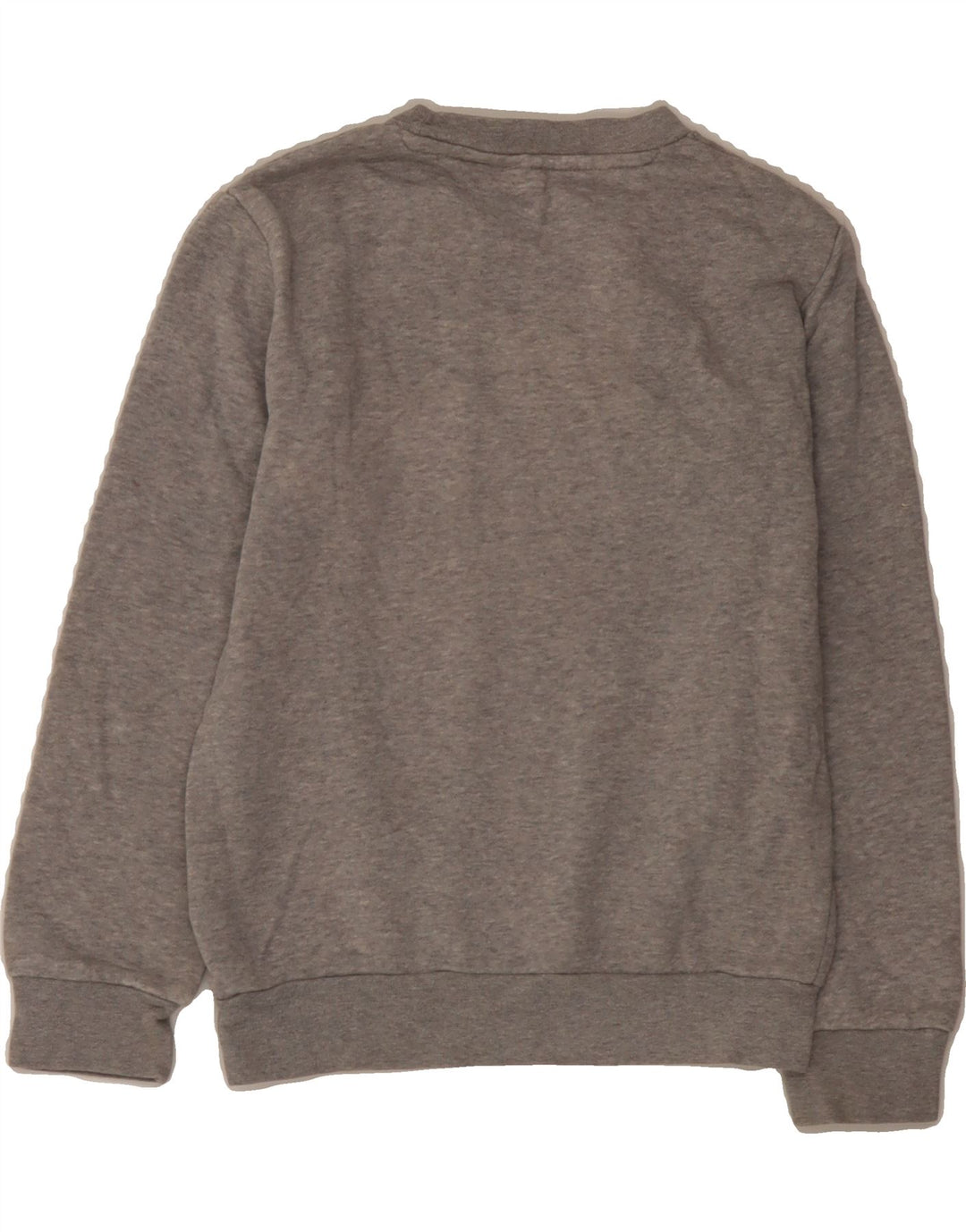 ADIDAS Boys Graphic Sweatshirt Jumper 7-8 Years Grey Cotton Vintage Adidas and Second-Hand Adidas from Messina Hembry 