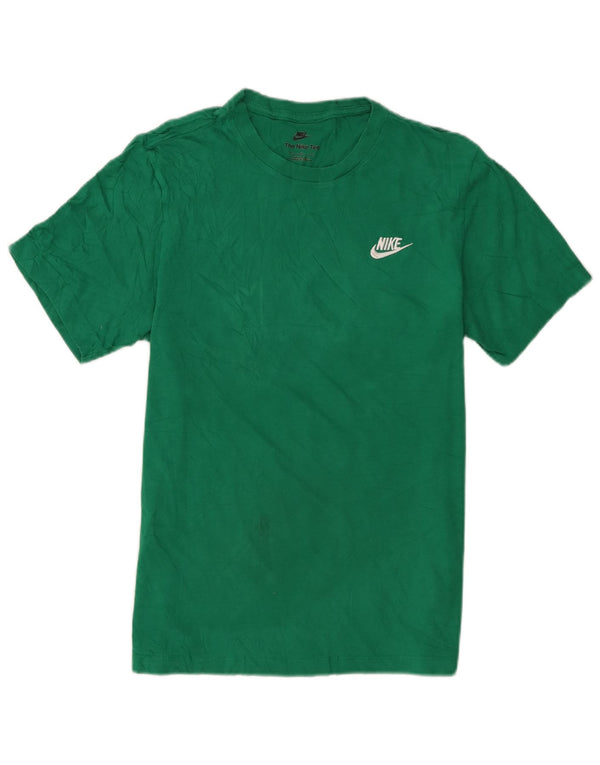 T-shirt da uomo Nike Top in cotone verde medio