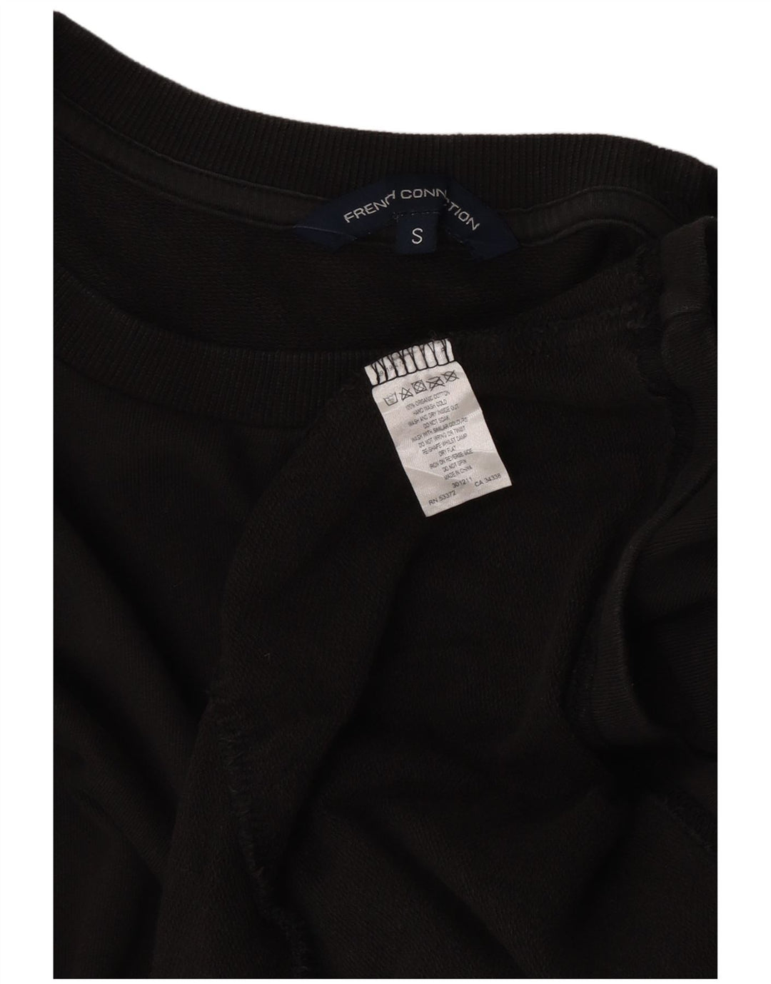 Abito a strati oversize da donna French Connection UK 10 piccolo cotone nero