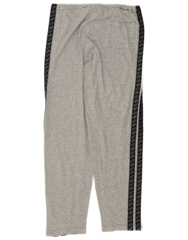 Pantaloni da tuta grafica da uomo Asics XS in cotone color block grigio