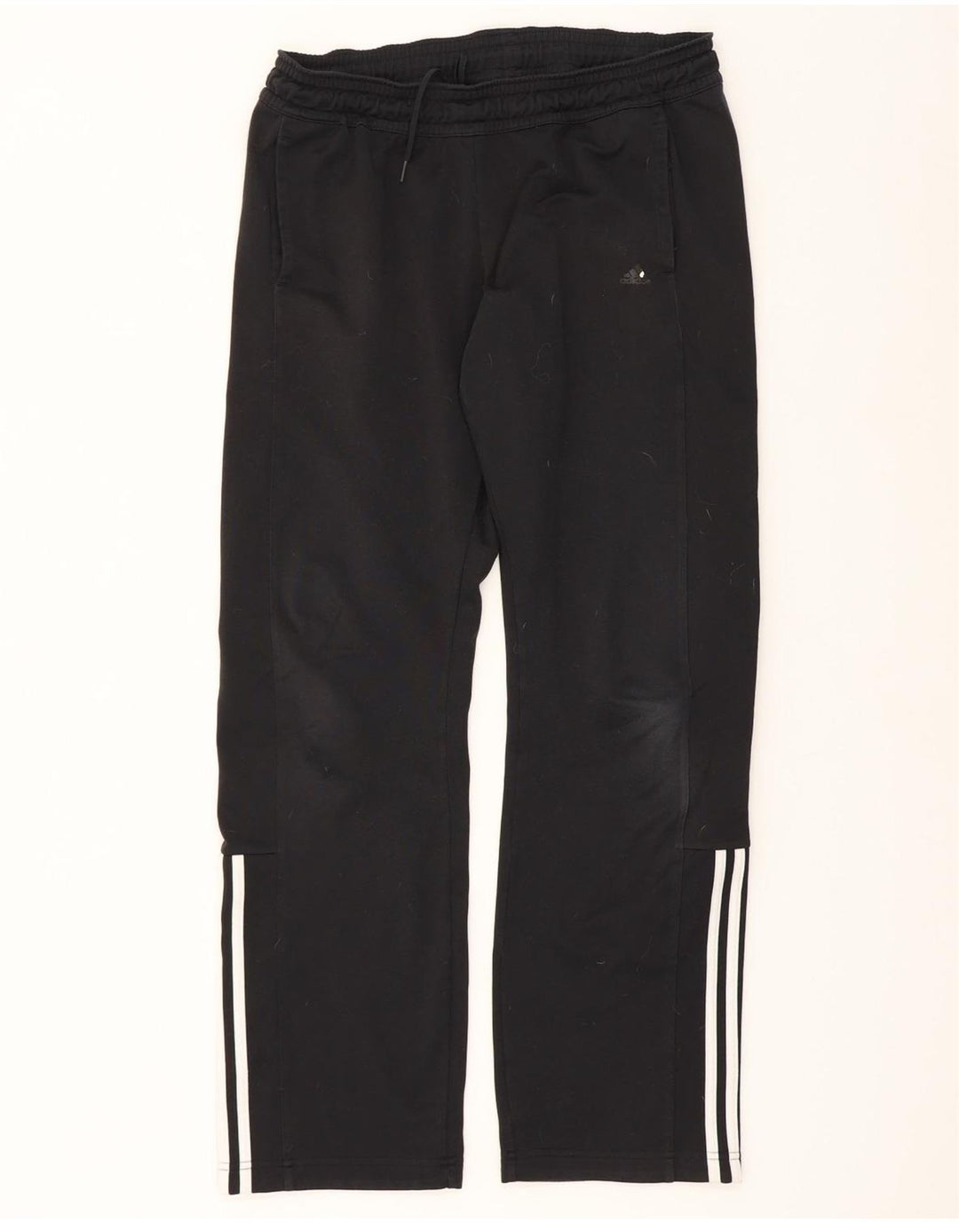ADIDAS Womens Tracksuit Trousers Small Black Polyester Vintage Adidas and Second-Hand Adidas from Messina Hembry 