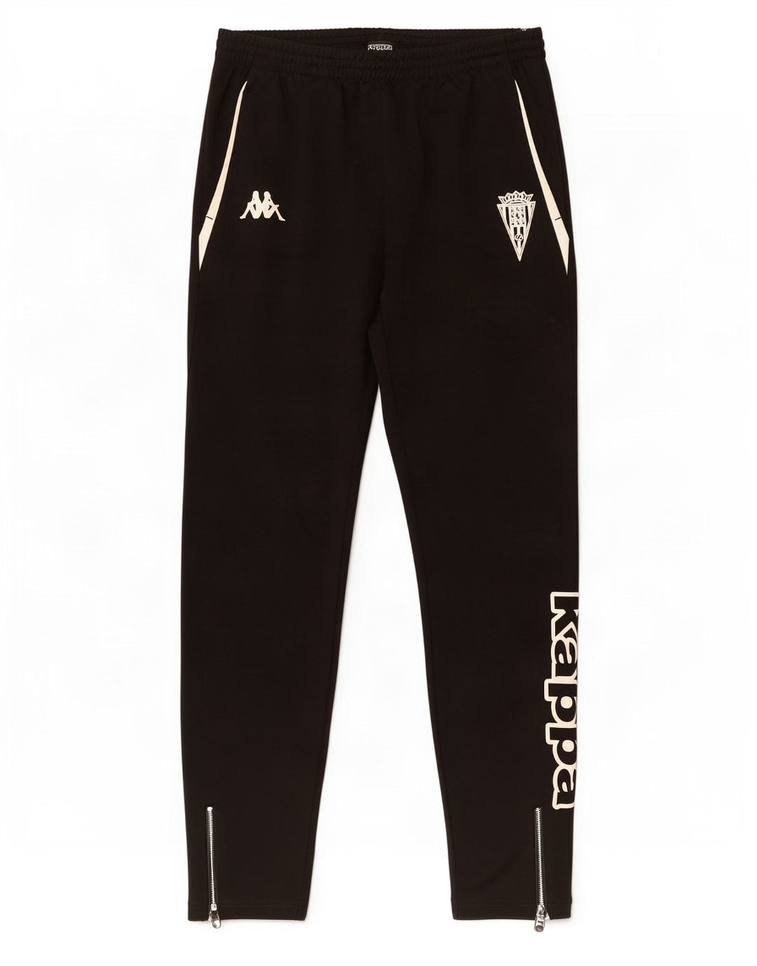Pantaloni da tuta con grafica Kappa da uomo XL poliestere nero