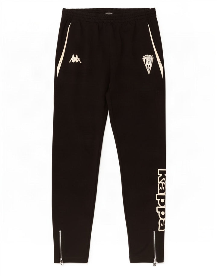 Pantaloni da tuta con grafica Kappa da uomo XL poliestere nero