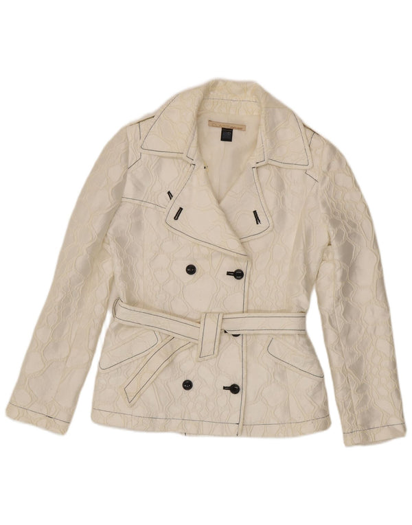 Giacca blazer da donna Roberto Cavalli IT 42 Medio bianco sporco geometrico